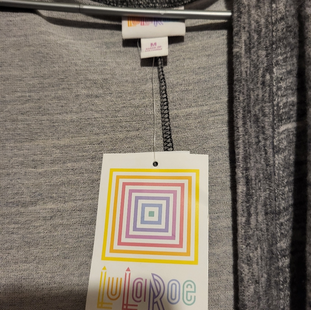 Gray Open-Front Cardigan - Picture 2 of 4
